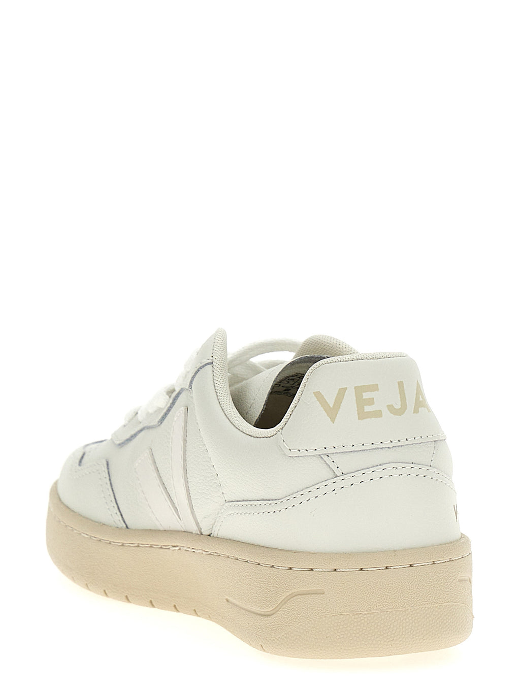 Veja White Leather Low Top Sneakers