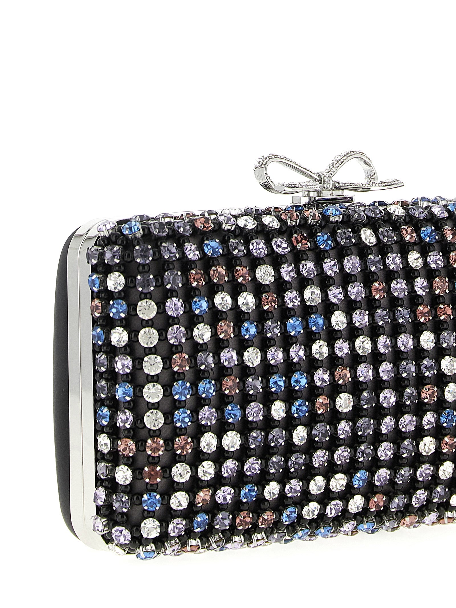 Self-Portrait Multicolor Polyester Clutch Bag