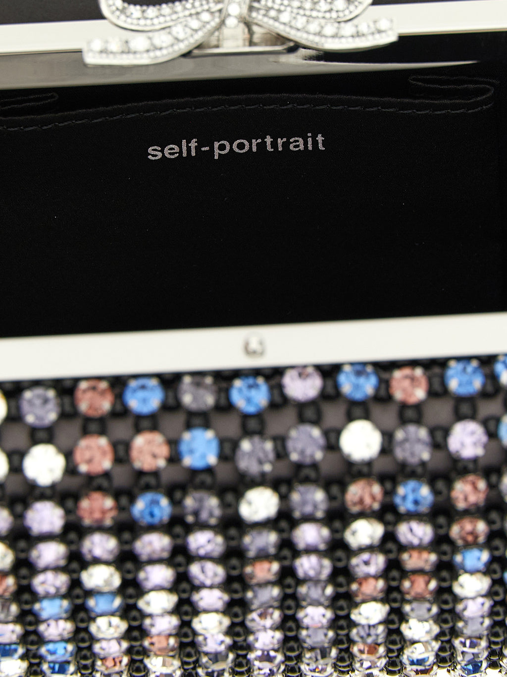 Self-Portrait Multicolor Polyester Clutch Bag
