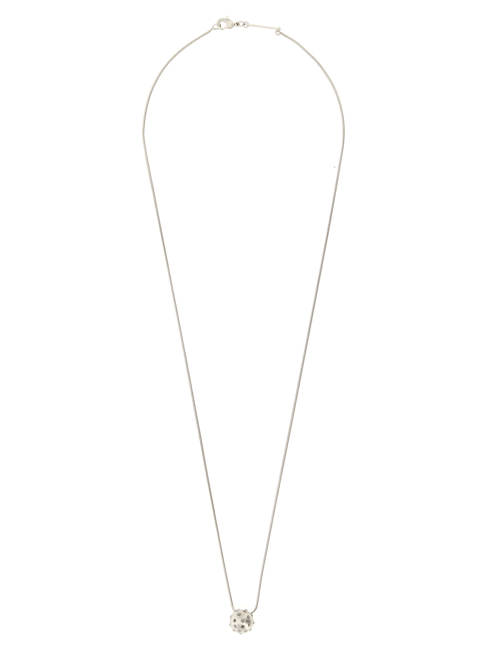 Rick Owens Silver Brass Necklace