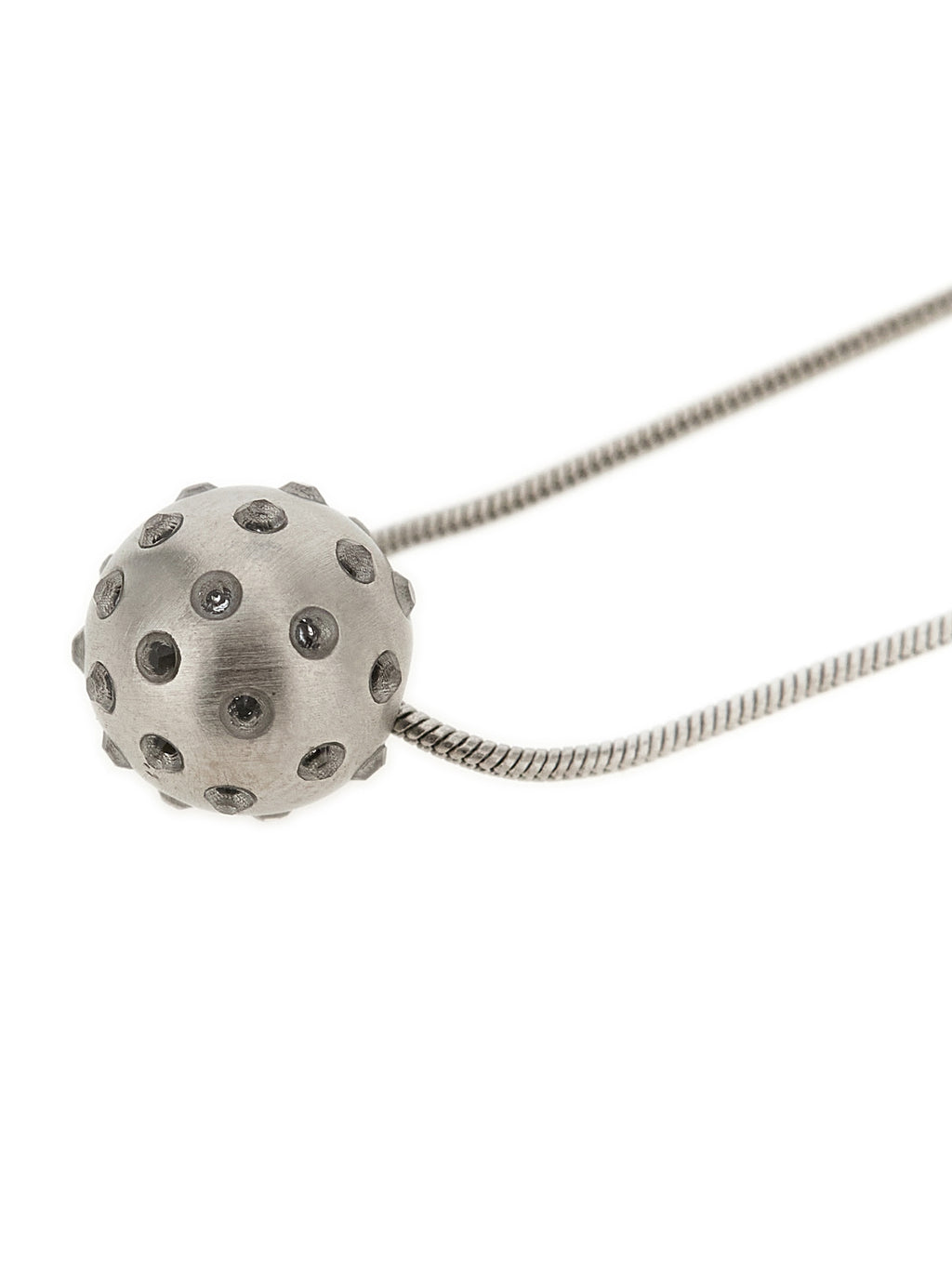 Rick Owens Silver Brass Necklace