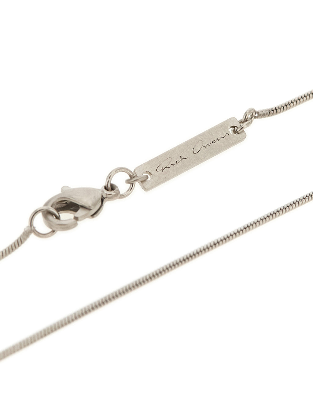 Rick Owens Silver Brass Necklace