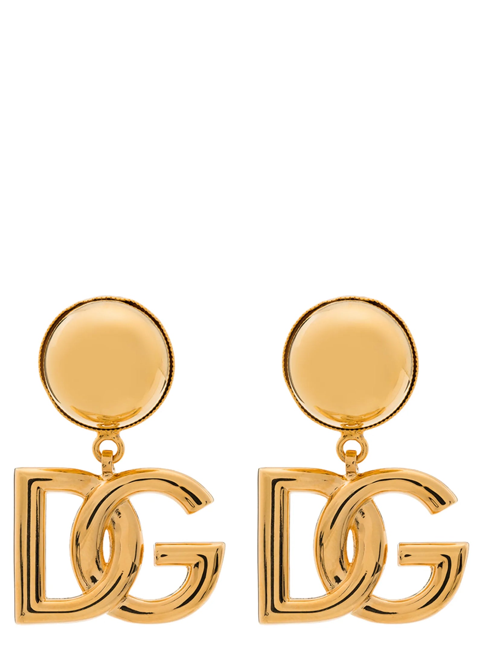 Dolce & Gabbana Gold Brass Earrings