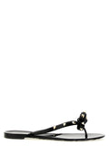 Valentino Garavani Black PVC Slides