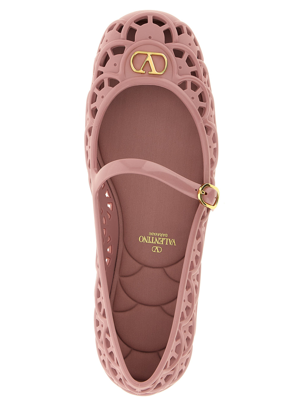 Valentino Garavani Multicolor Polyvinyl Ballet Flats