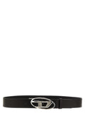Diesel Black Other Fibres Regular Belt
