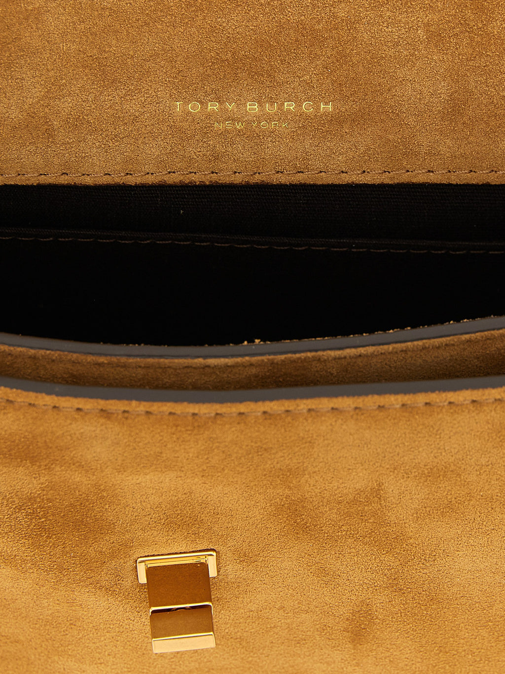 Tory Burch Brown Calfskin Shoulder Bag
