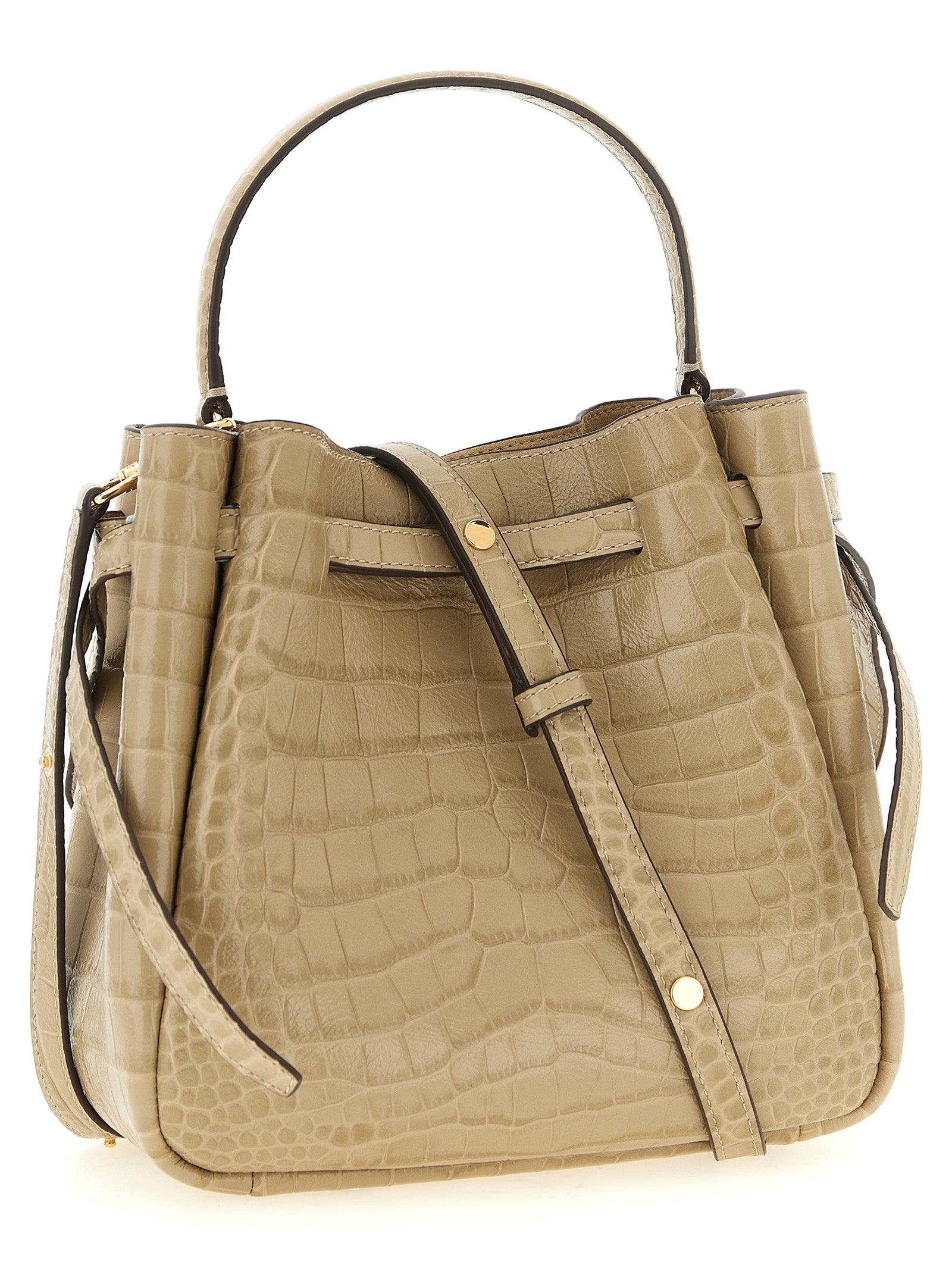 Tory Burch Beige Cowhide Shoulder Bag