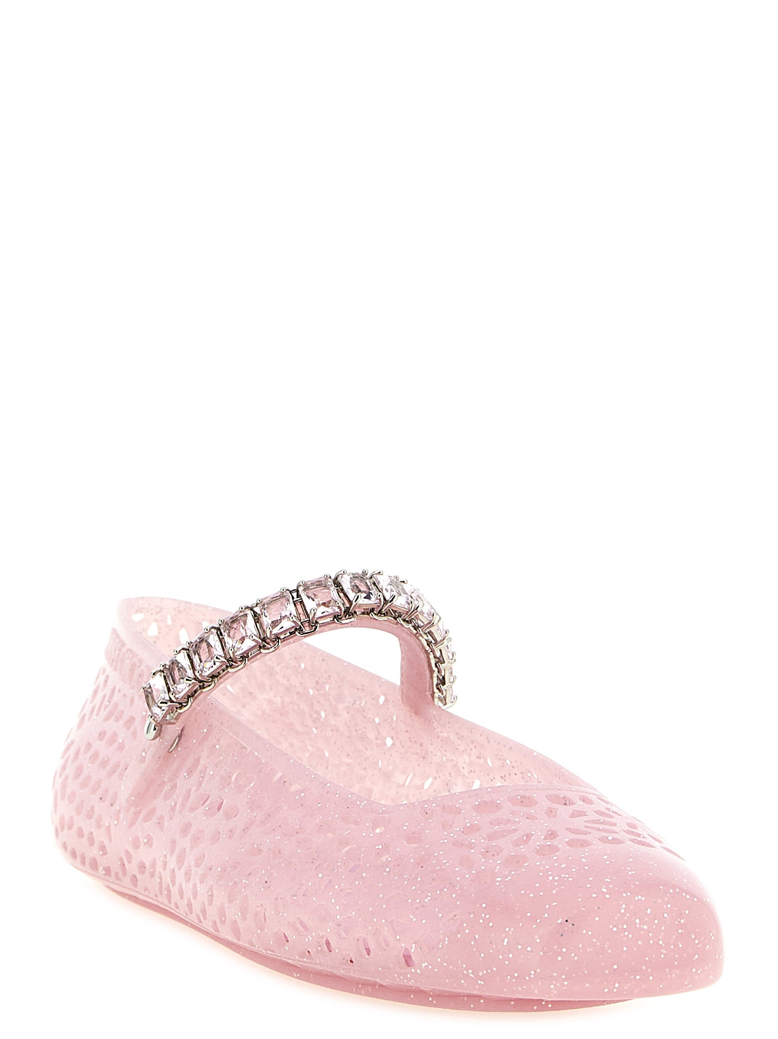 Jimmy Choo Multicolor Plastic Ballet Flats