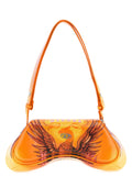 Diesel Orange Polyethylene Crossbody Bag