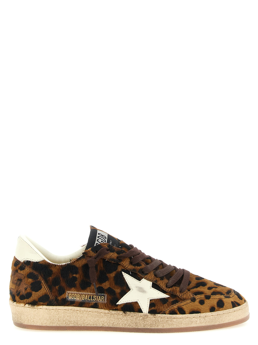 Golden Goose Brown Cowhide Low Top Sneakers