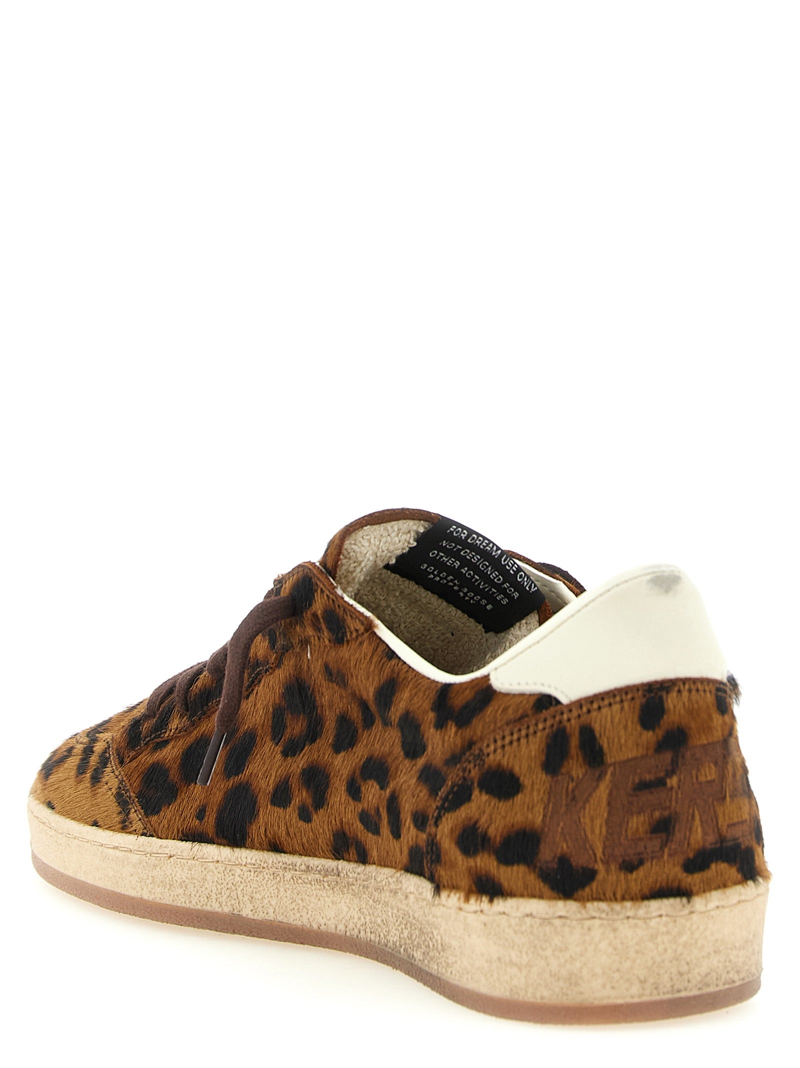 Golden Goose Brown Cowhide Low Top Sneakers