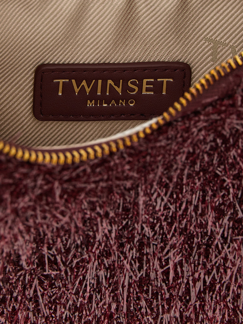Twinset Bordeaux Polyester Handbag