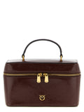 PINKO Brown Calfskin Handbag