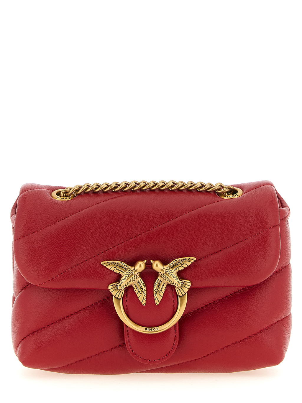 PINKO Multicolor Lamb Leather Crossbody Bag