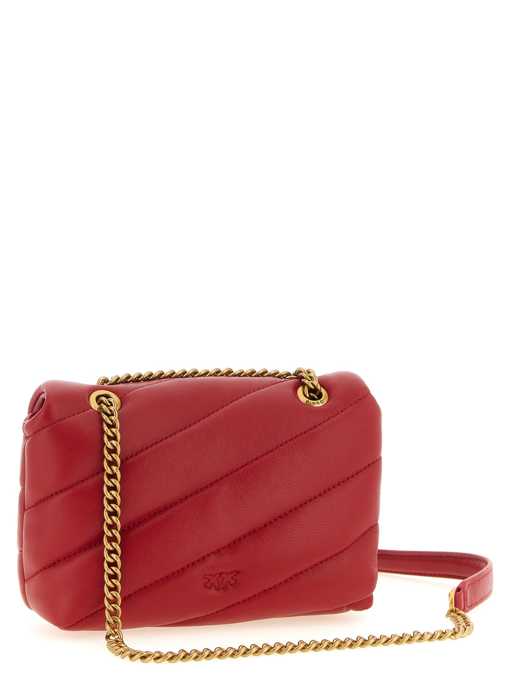 PINKO Multicolor Lamb Leather Crossbody Bag