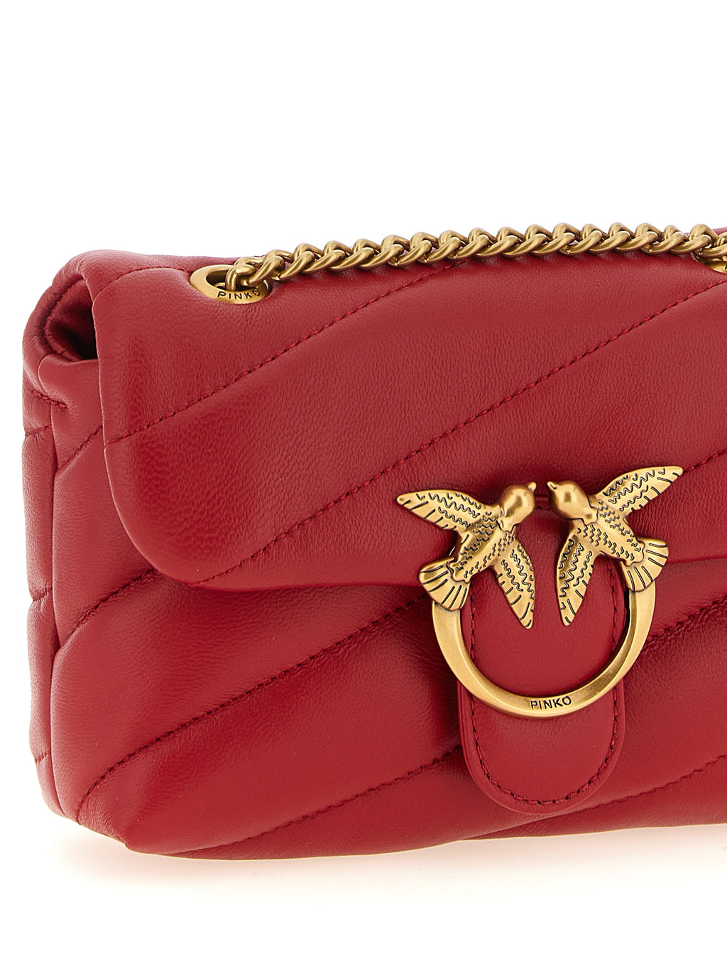 PINKO Multicolor Lamb Leather Crossbody Bag