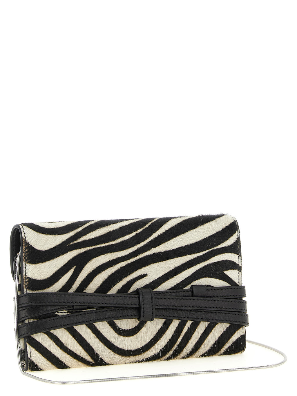 Moschino Bicolor Leather Cardholder