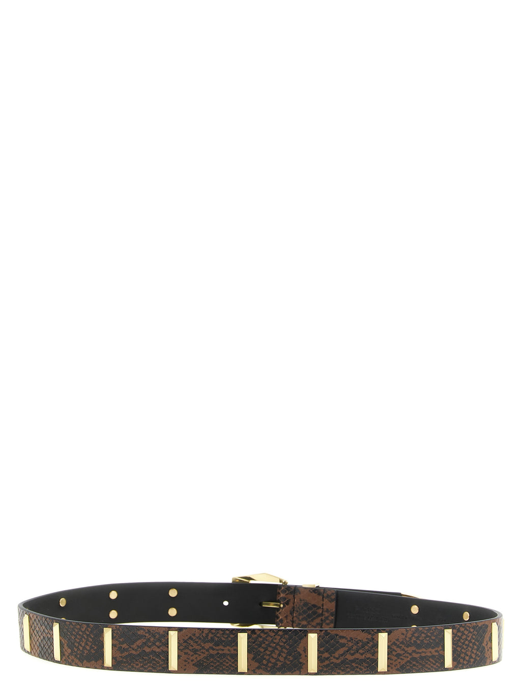 PINKO Gray Calfskin Regular Belt
