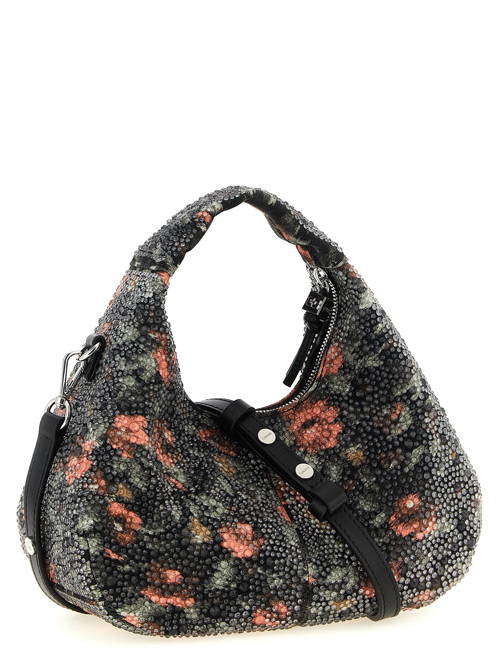 Ganni Multicolor Cotton Handbag