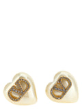 Valentino Garavani Gold Brass Earrings