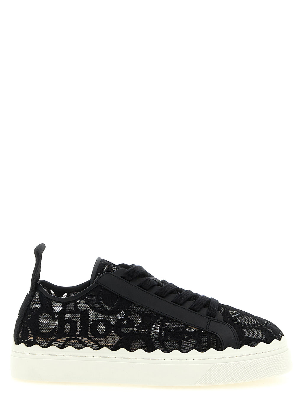 Chloé Black Polyamide Low Top Sneakers