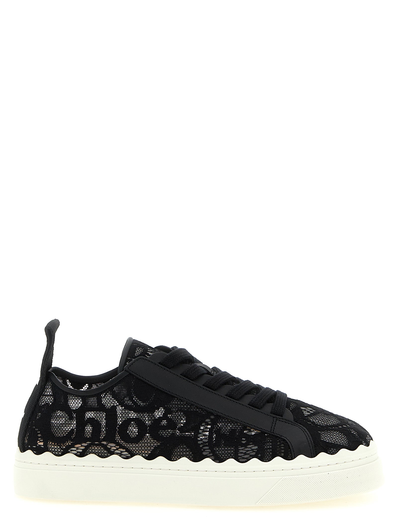 Chloé Black Polyamide Low Top Sneakers