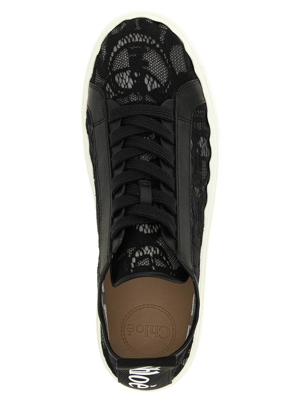 Chloé Black Polyamide Low Top Sneakers
