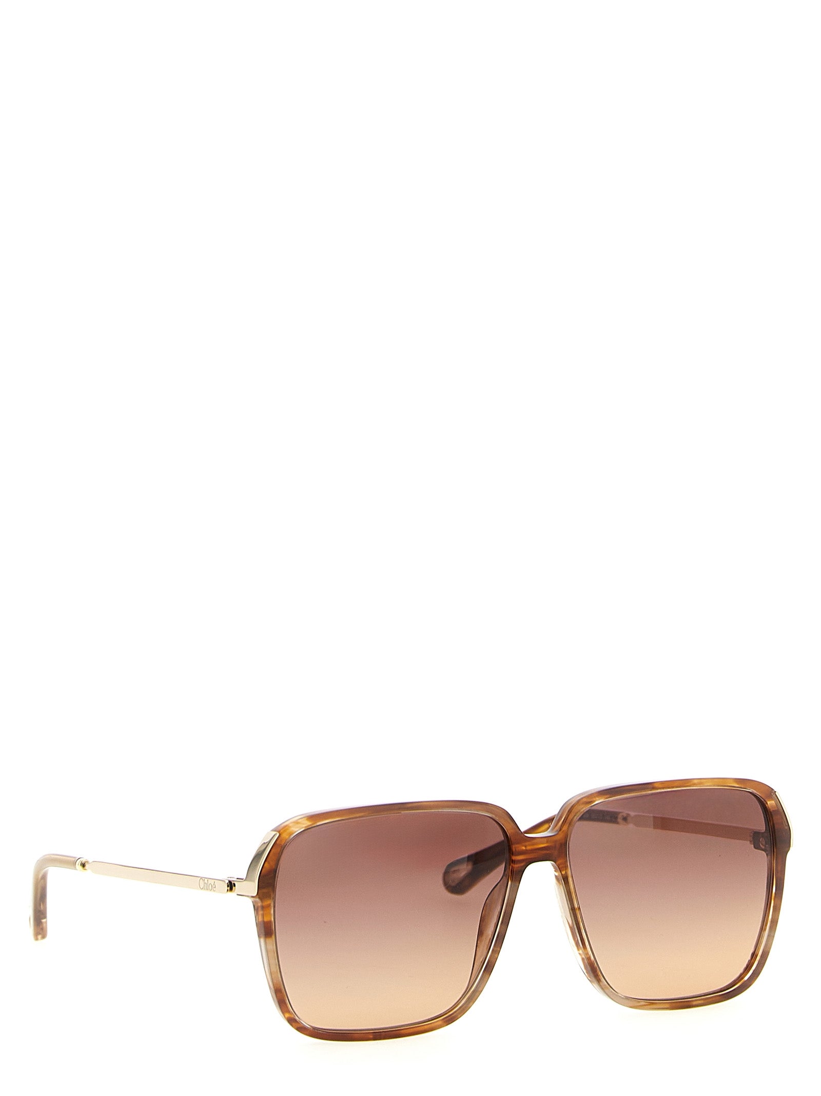 Chloé Brown Acetate Sunglasses