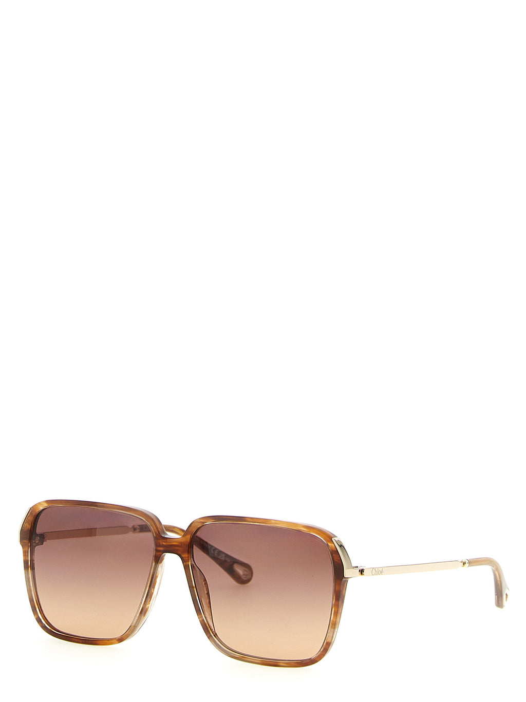 Chloé Brown Acetate Sunglasses