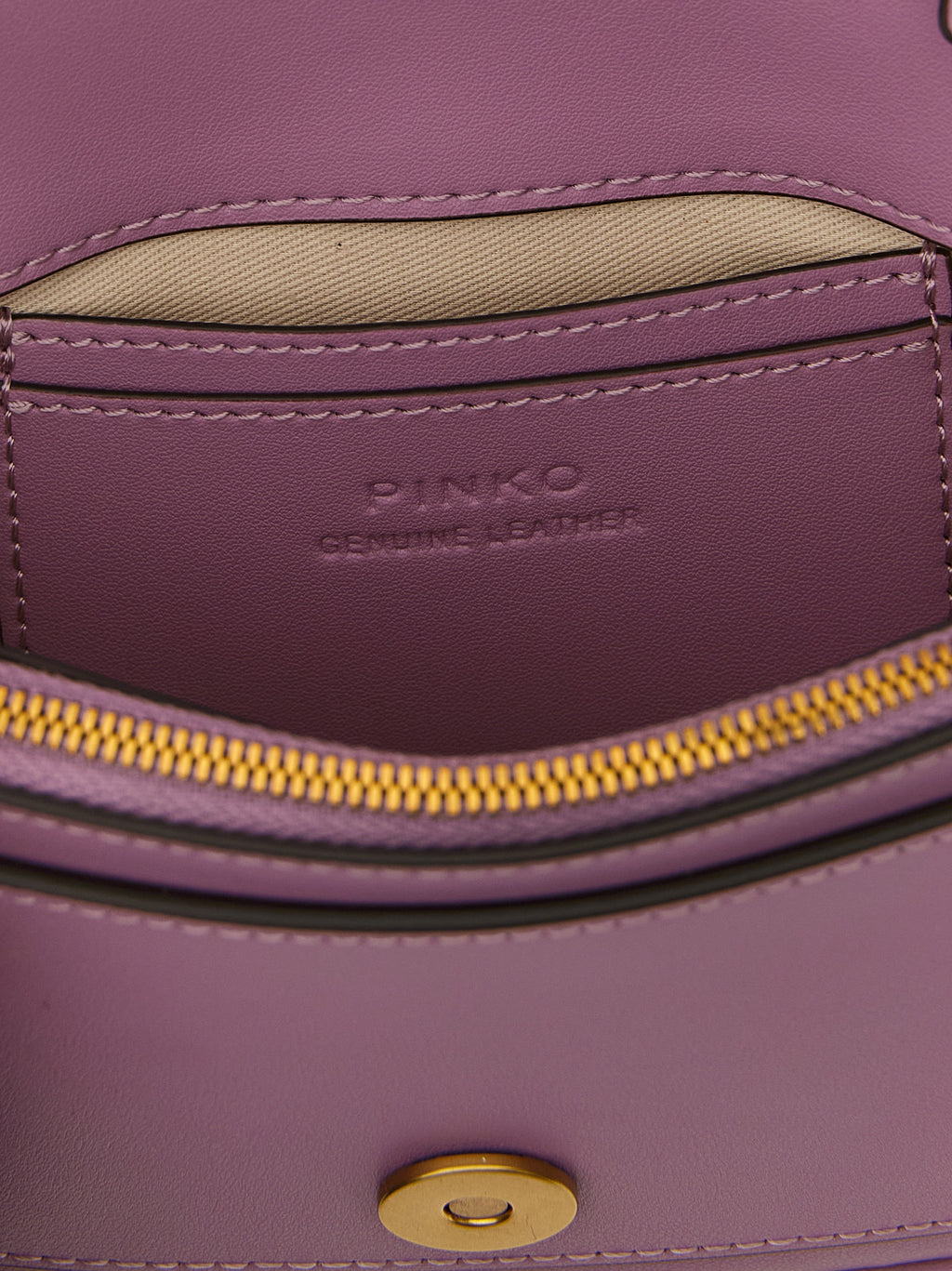 PINKO Multicolor Lambskin Crossbody Bag