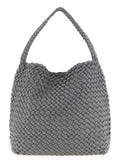 NAGHEDI Gray Nylon Shoulder Bag