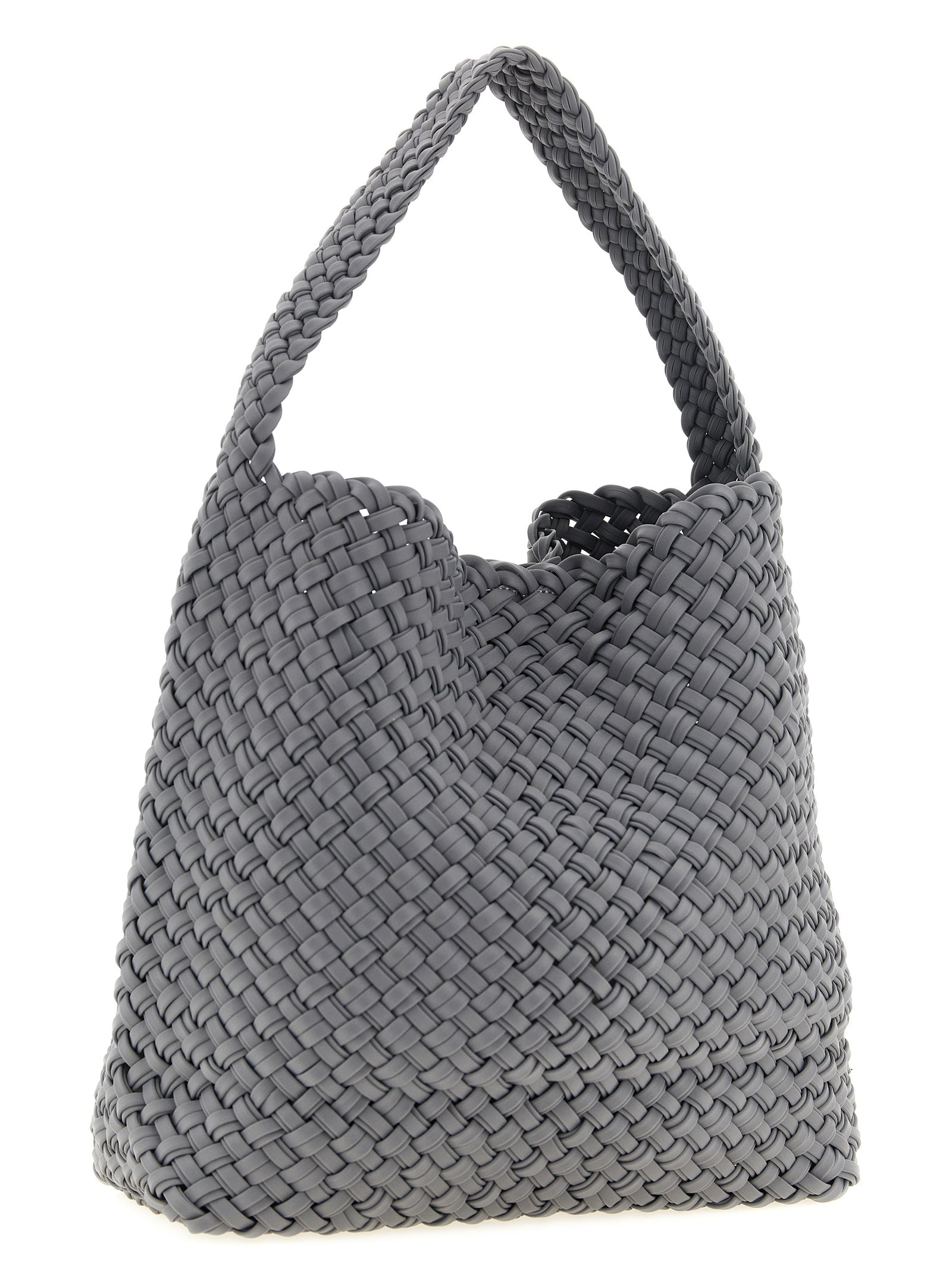 NAGHEDI Gray Nylon Shoulder Bag