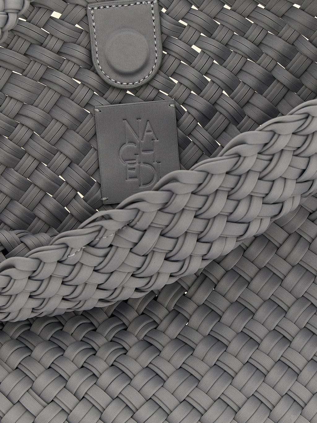 NAGHEDI Gray Nylon Shoulder Bag