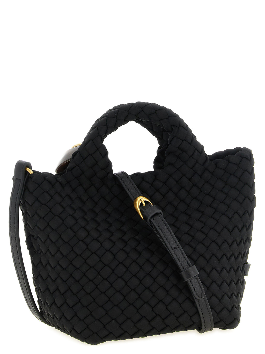 NAGHEDI Black Nylon Handbag