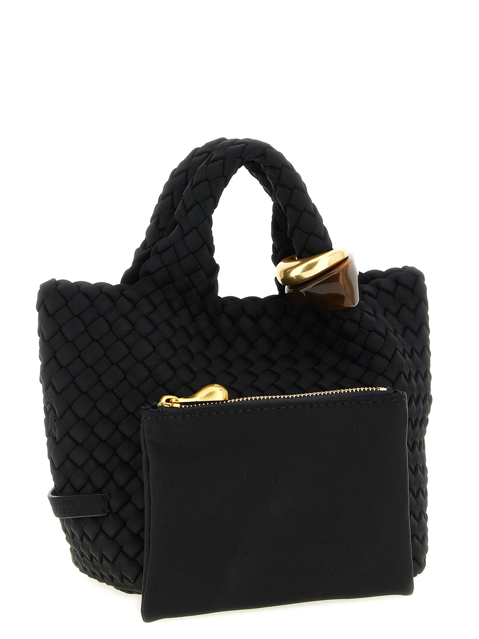 NAGHEDI Black Nylon Handbag