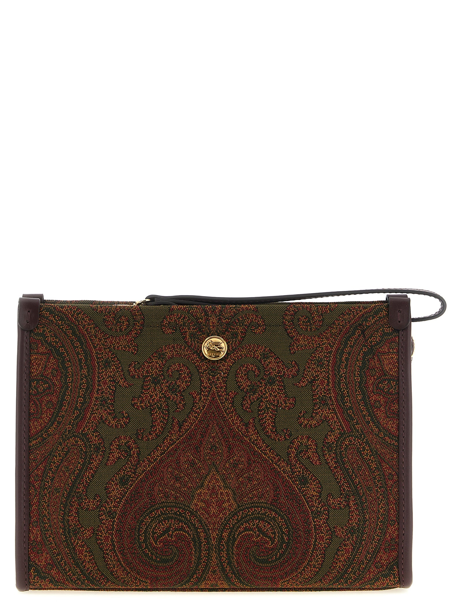 Etro Multicolor Polyester Clutch Bag
