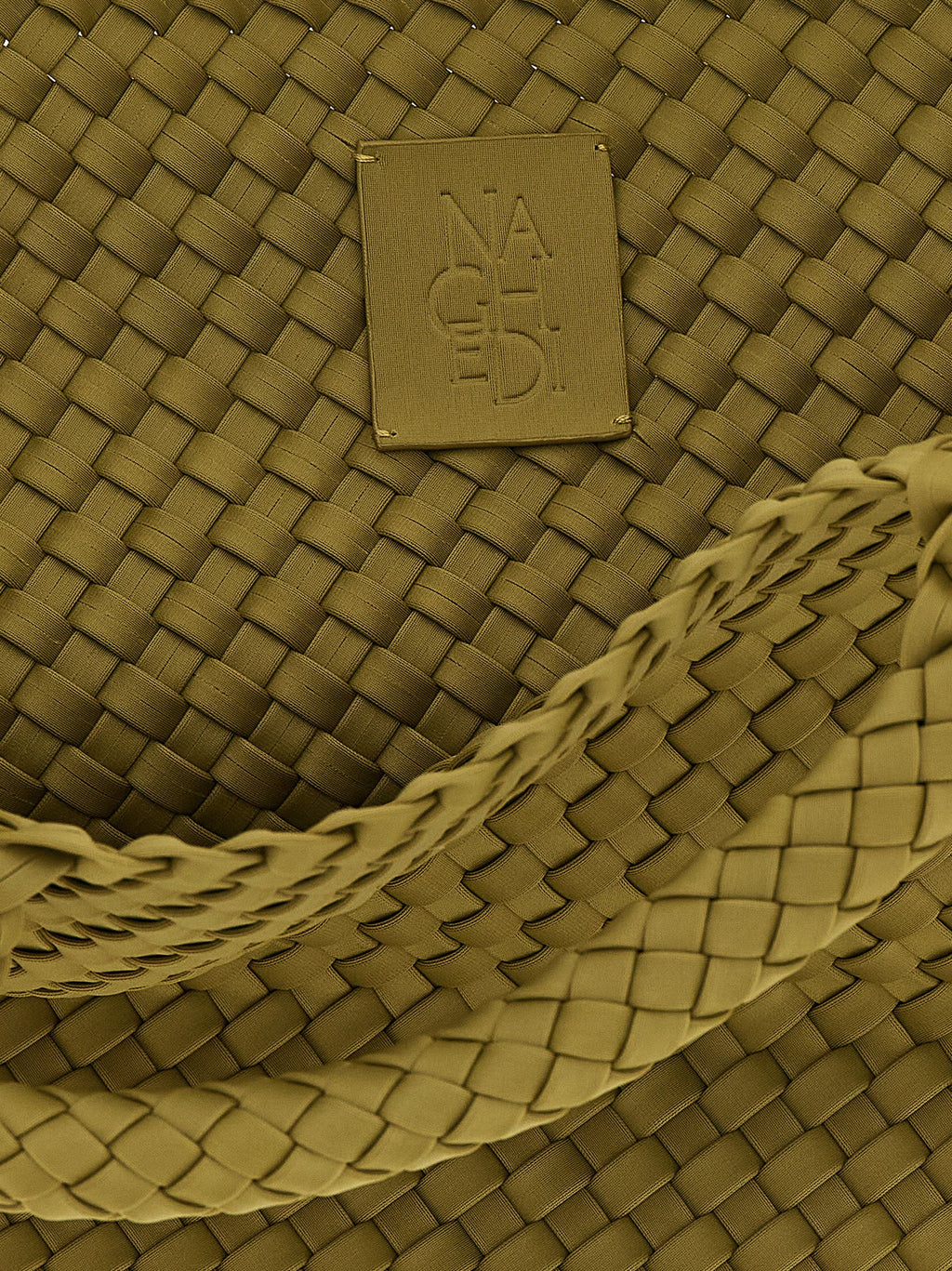 NAGHEDI Bicolor Nylon Handbag