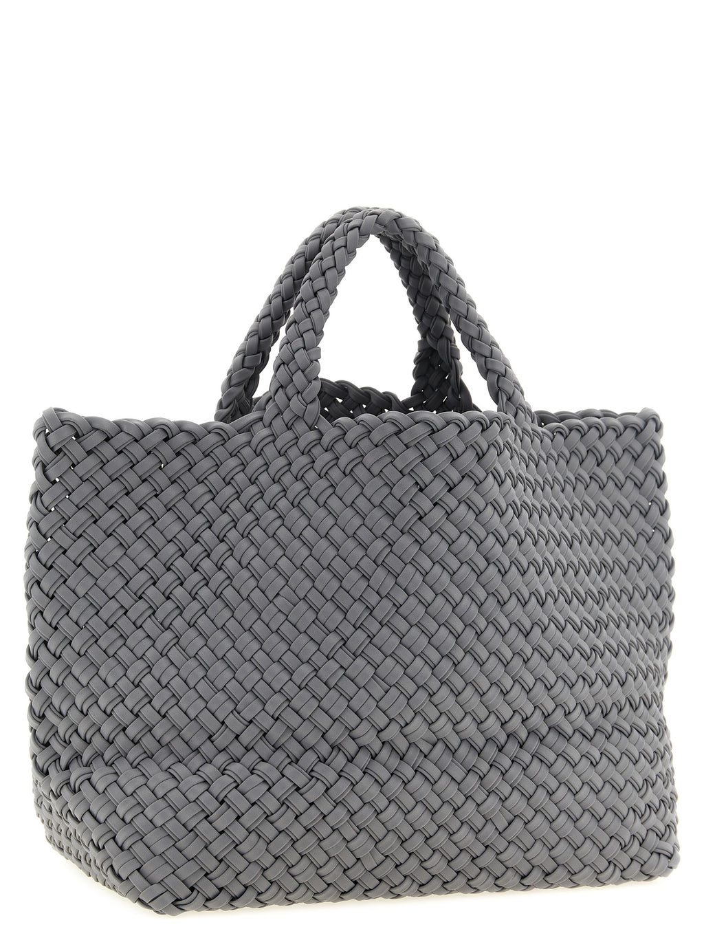 NAGHEDI Gray Nylon Tote Bag
