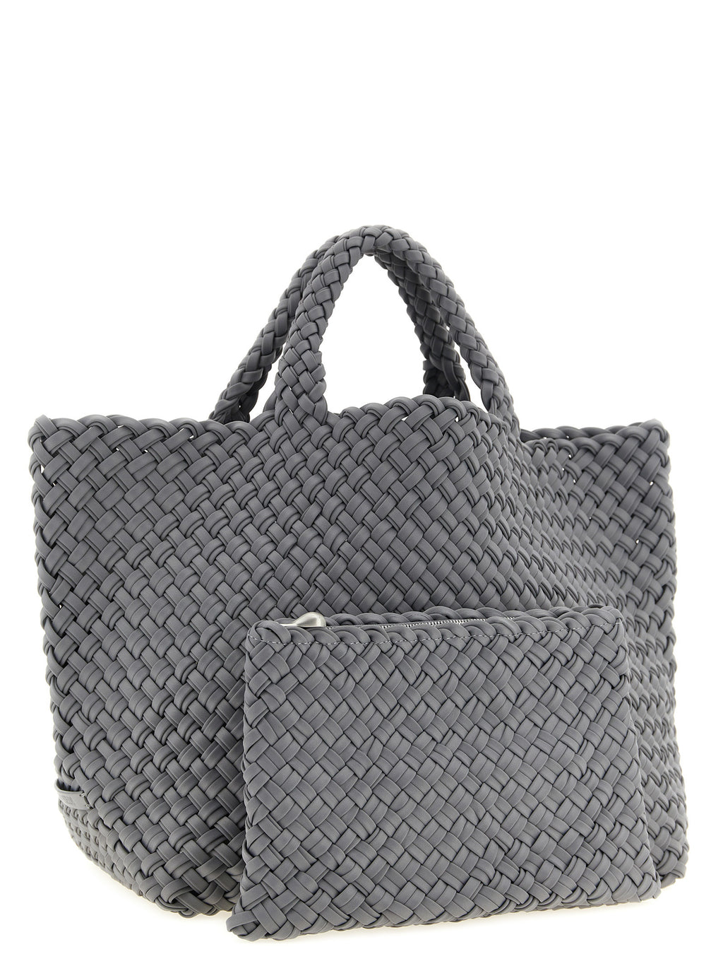 NAGHEDI Gray Nylon Tote Bag