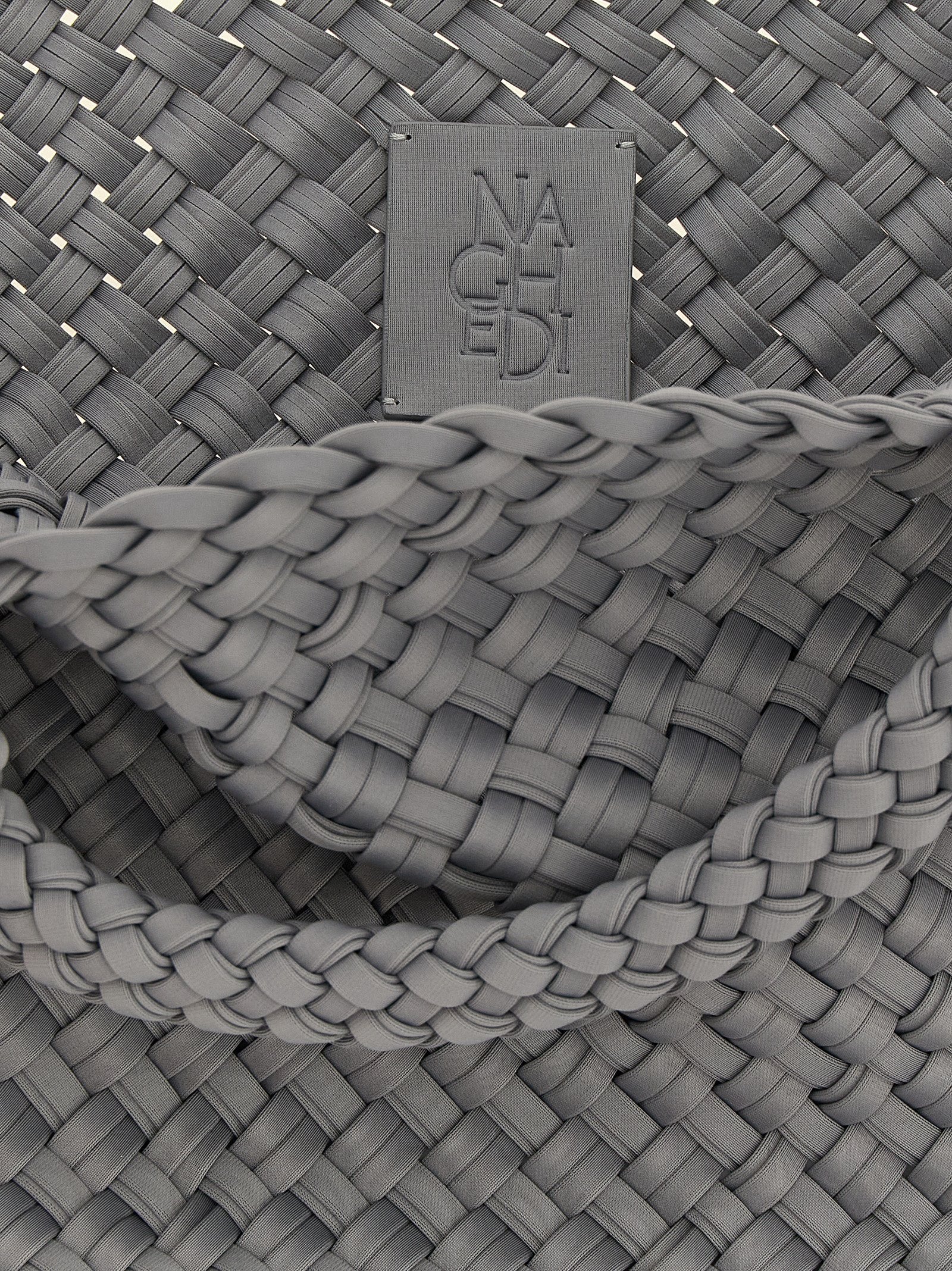NAGHEDI Gray Nylon Tote Bag