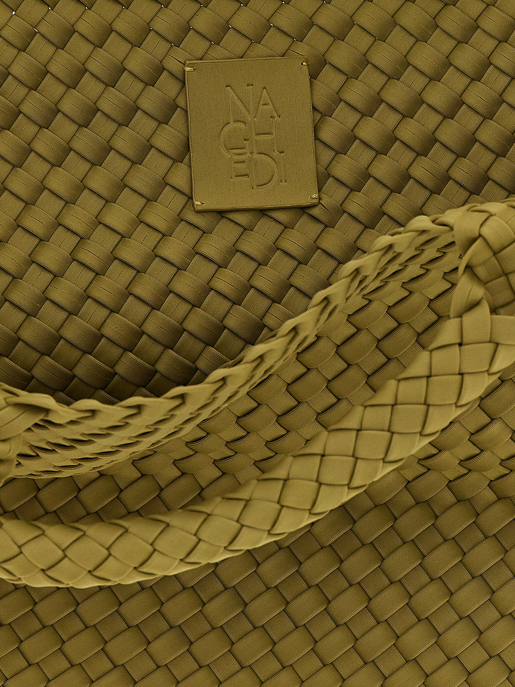 NAGHEDI Bicolor Nylon Handbag