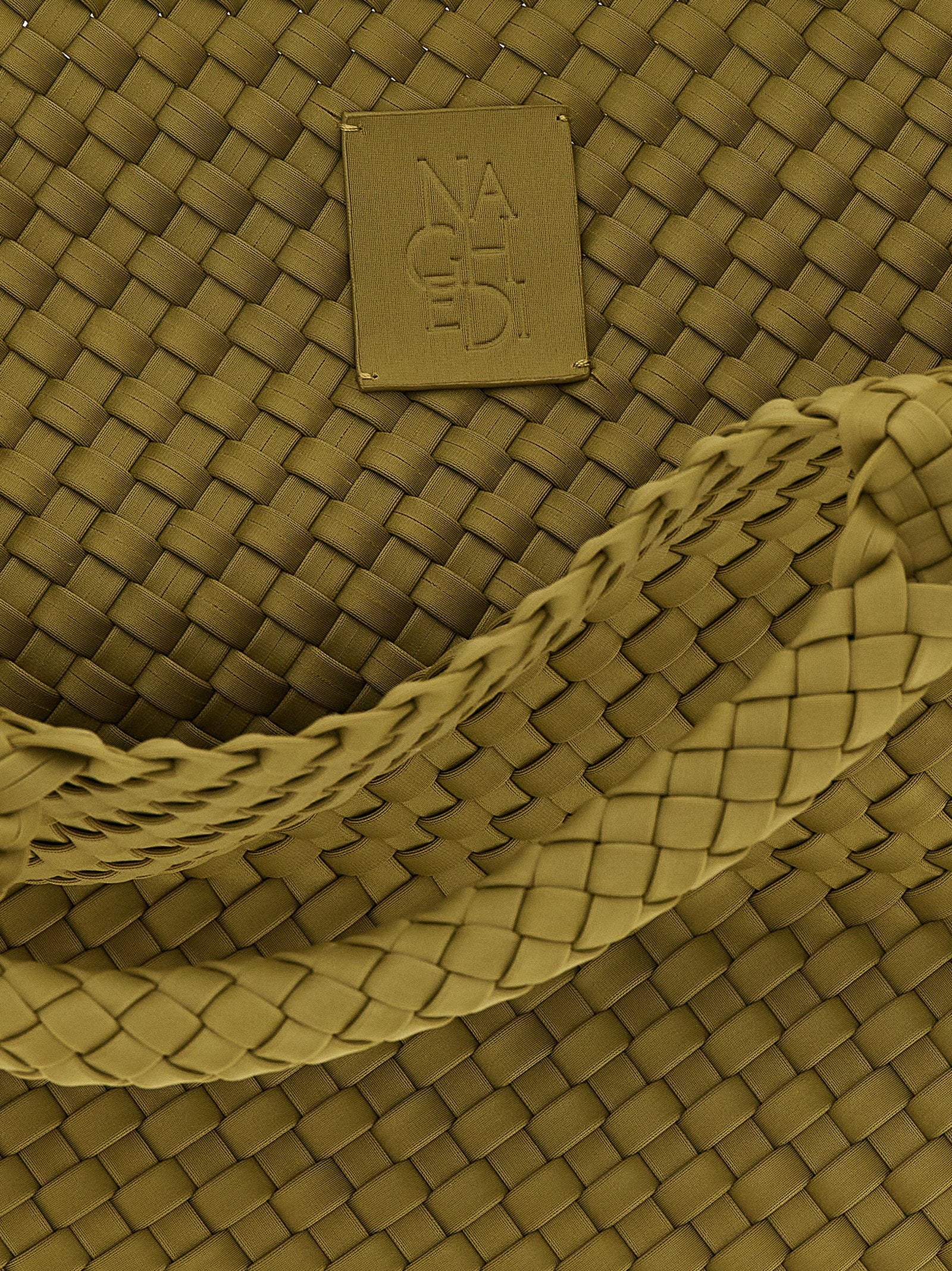 NAGHEDI Bicolor Nylon Handbag