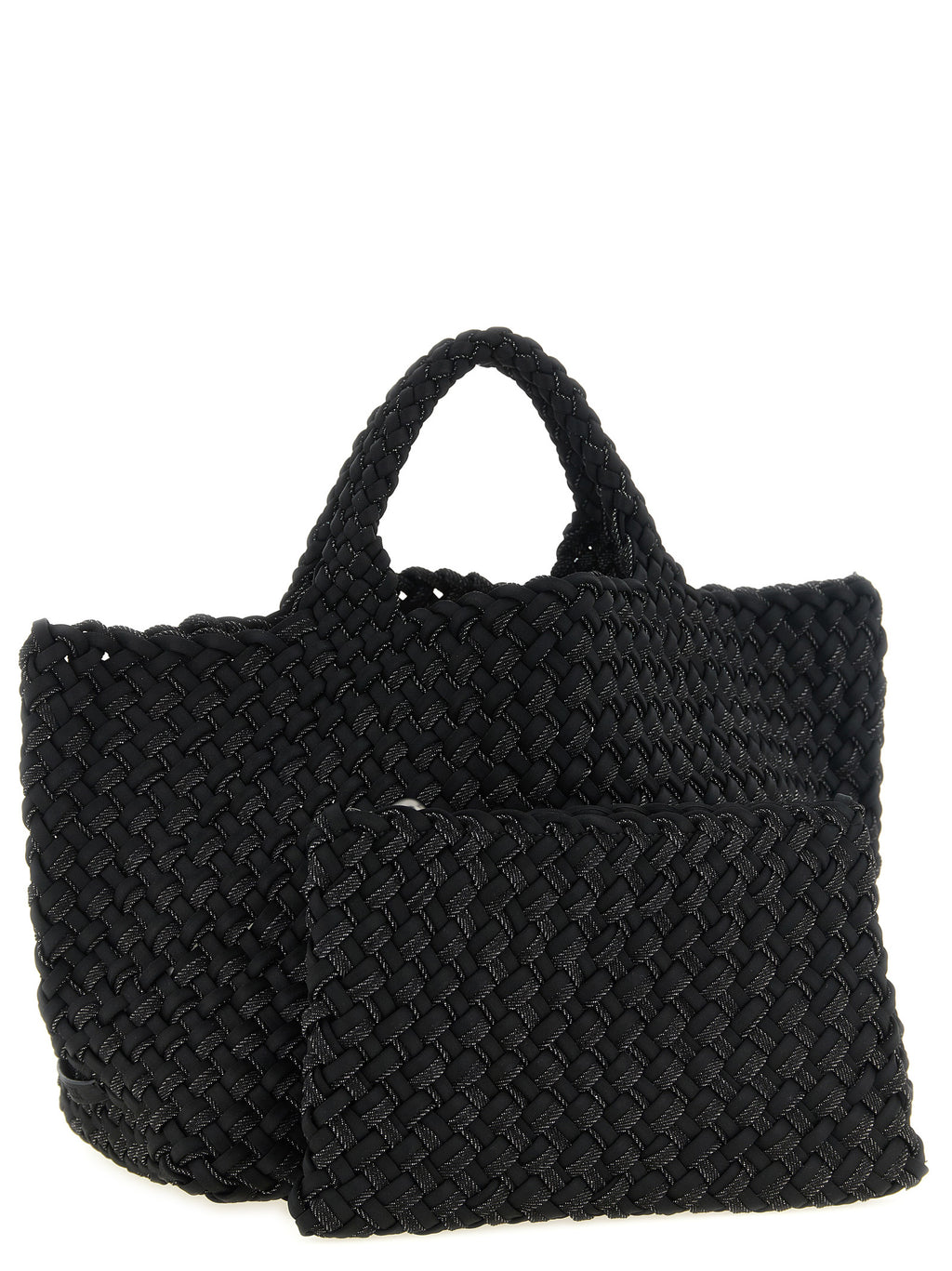 NAGHEDI Black Nylon Tote Bag