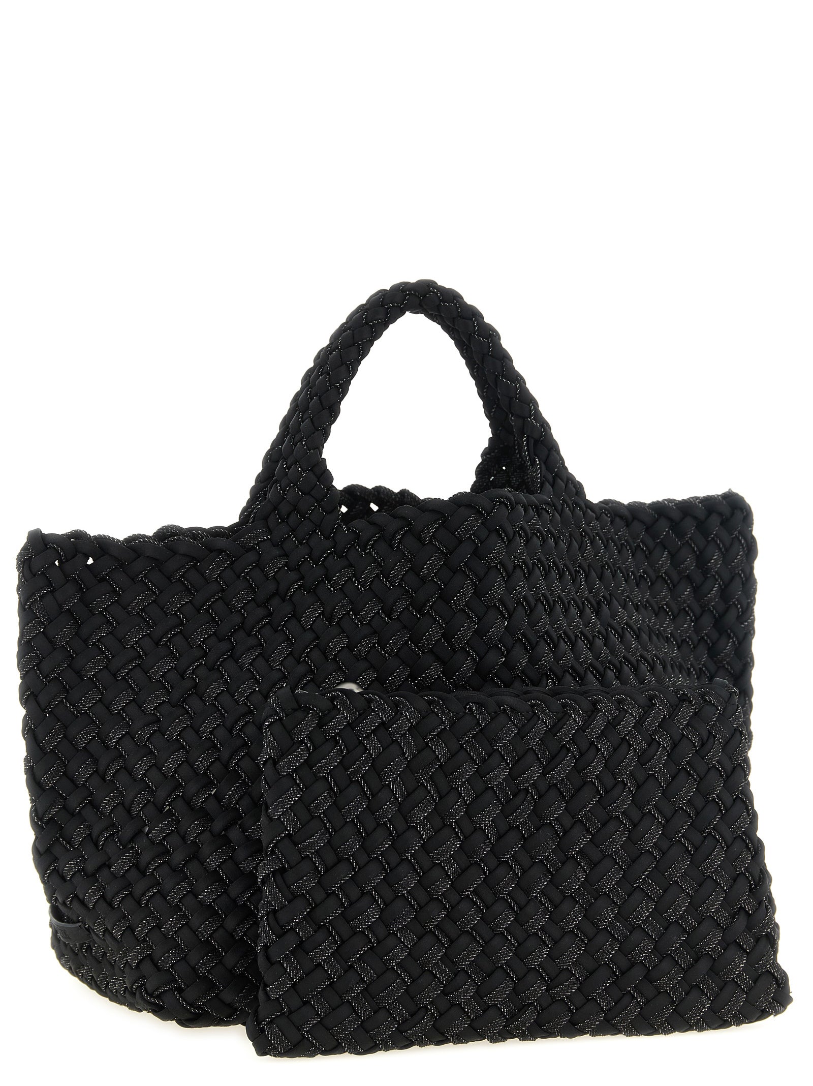NAGHEDI Black Nylon Tote Bag