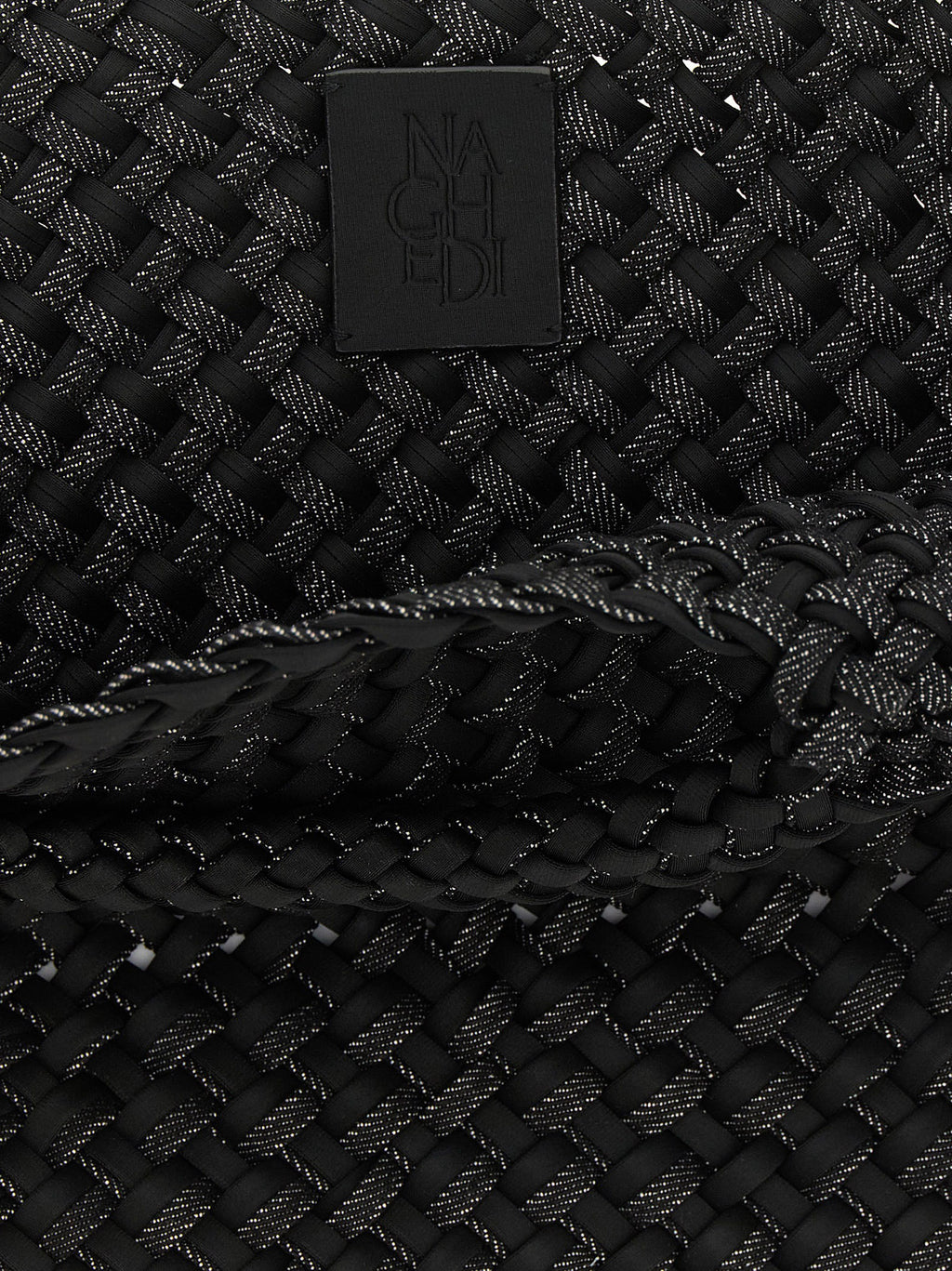NAGHEDI Black Nylon Tote Bag