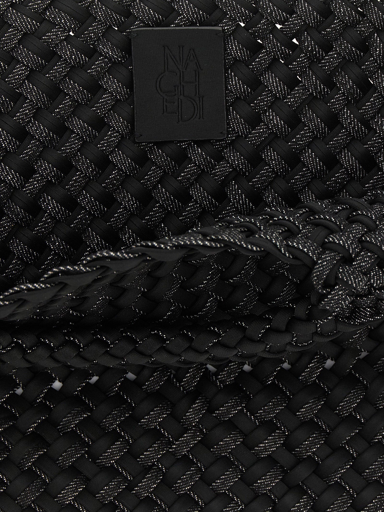 NAGHEDI Black Nylon Tote Bag