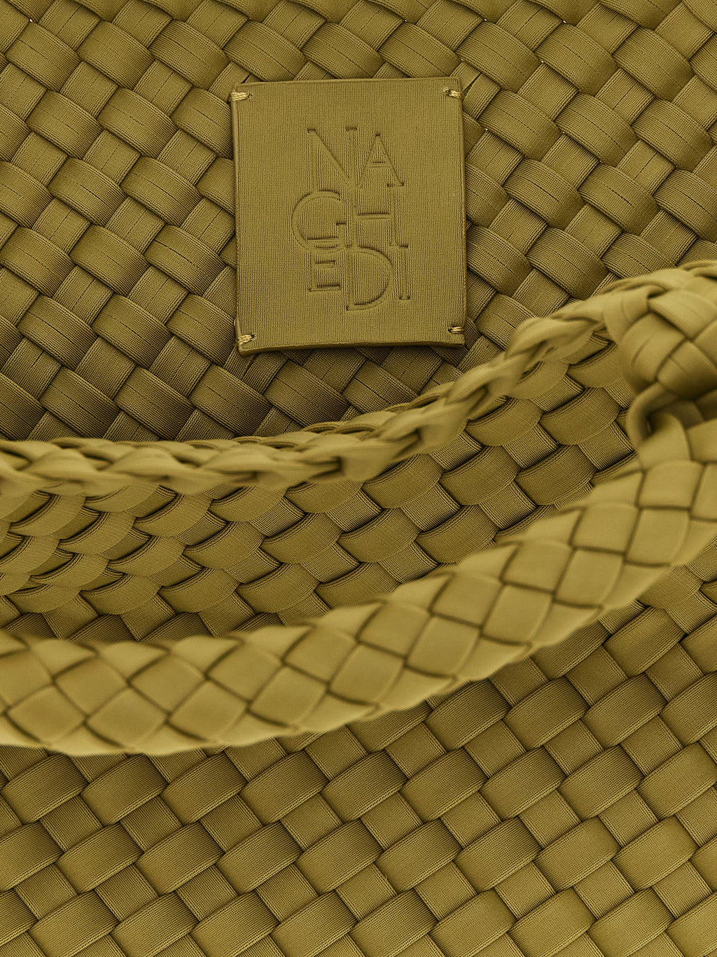 NAGHEDI Bicolor Nylon Handbag