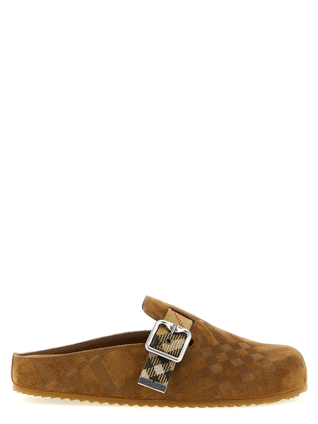Burberry Brown Leather Clogs