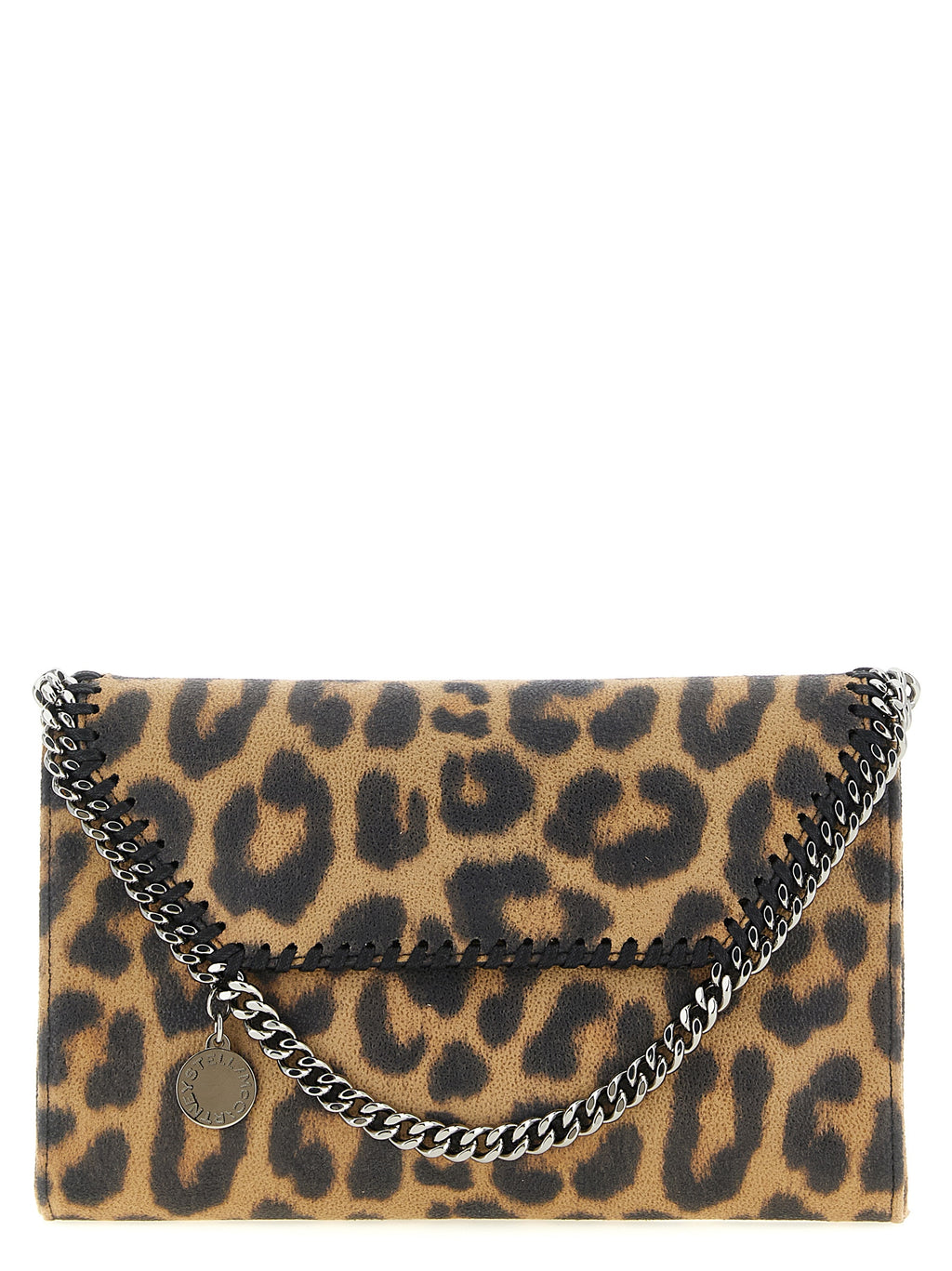 Stella McCartney Brown Polyester Clutch Bag